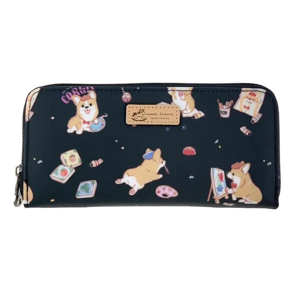 Waterproof Corgi Long Wallet Fits Phone & Bills